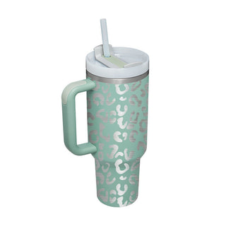 Ochapa 40 Oz Tumbler With Handle Straw Insulated