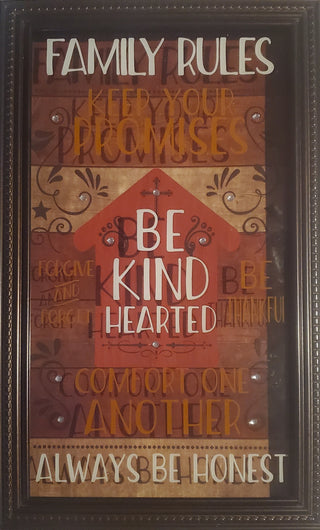 Be Kind Hearted Wall Plaque