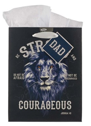 Strong and Courageous Dad Gift Bag