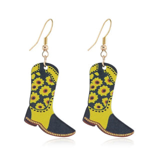 Western Boot Earrings