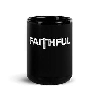 Faithful Black Mug