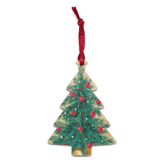 Wooden Christmas Tree Ornament