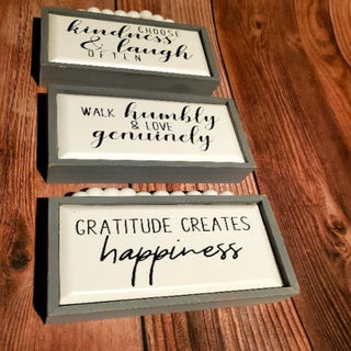 Inspirational Wooden Signs