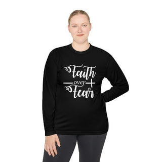 Unisex Faith Over Fear Long Sleeve Tee