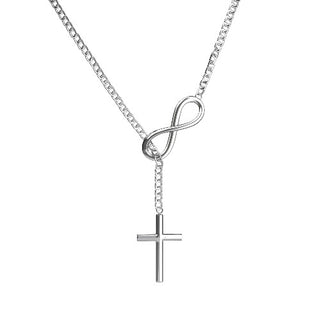 Infinity Cross Necklace