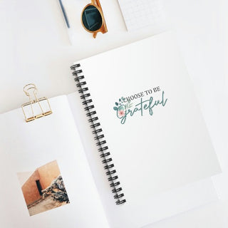 Choose to Be Grateful Spiral Notebook