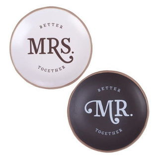 Mr and Mrs Better Together Trinket Set