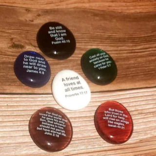 Scripture Glass Stones