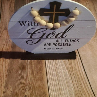 With God All Things are Possible - Christiangiftsforyou.com