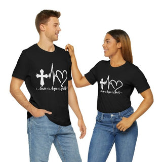 Unisex Love Hope and Faith Tee