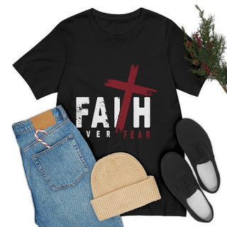 Unisex Jersey Short Sleeve Tee Faith Over Fear