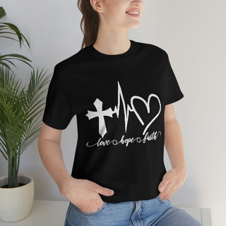 Unisex Love Hope and Faith Tee